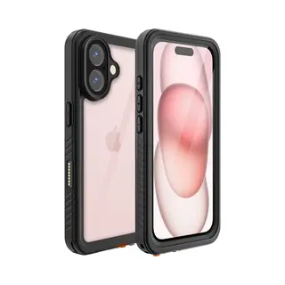 Redpepper Dot Plus Waterproof Backcover Geschikt Voor Apple IPhone 16 - Zwart