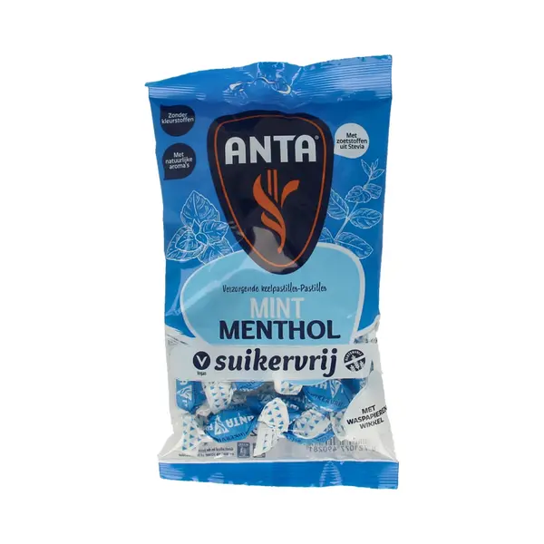 Anta Mint Suiker Vrij Met Stevia 120 Gram thumbnail