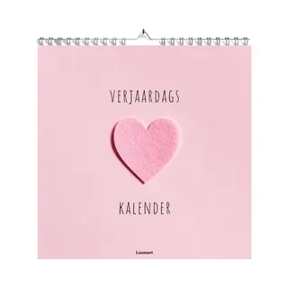 Lamonet Verjaardagskalender Liefde - Love - Valentijn - Wandkalender - Moederdag - Mama - Cadeau Idee - Planner - Positieve Spreuken - Inspirerend - Geluk -