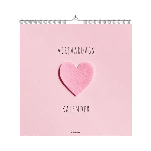 Lamonet Verjaardagskalender Liefde - Love - Valentijn - Wandkalender - Moederdag - Mama - Cadeau Idee - Planner - Positieve Spreuken - Inspirerend - Geluk - thumbnail
