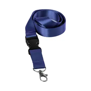Ecorare® Ecorare - Keycord - Blauw - Handige Kliksluiting - Zacht Nylon Sleutelkoord - 50 Cm