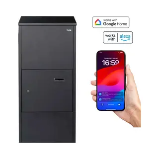 PakketPanda Smart PackPanda, Brievenbus Met App, Xxl Pakketdoos, Geschikt Voor Brieven En Pakketten, Ontvang Een Melding Bij Elke Levering Enz.