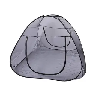 Deryan Bedtent Pop Up Klamboe - Muskietennet - 200x180cm - Zwart