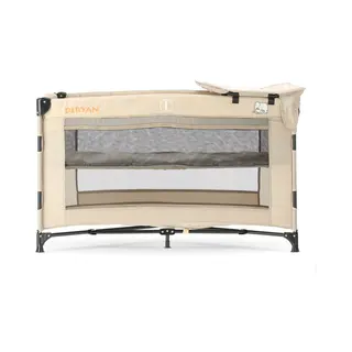 Deryan Luxe Campingbed - Inclusief Transporttas En Verschoonblad - Bodemverhoger - Cream