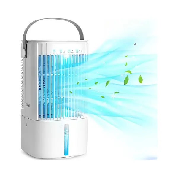 Mobiele Airco Zonder Afvoer - Mobiele Airco Zonder Slang - Compact En Zuinig - Ideaal Voor Koeling In Slaapkamers Of Kleine Kantoren thumbnail
