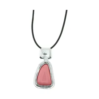 Behave - Ketting Met Roze Hanger - Statement Look Voor Elke Dag
