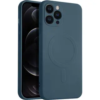 Casify Siliconen Hoesje Geschikt Voor MagSafe IPhone 11 Pro Hoesje - Blauw