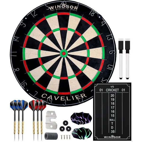 Windsor Dartbord Met Dartpijlen - Accessoires - Blade Wire - A-Klasse Sisal - Dartboard thumbnail