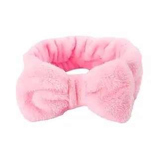Skincare Hoofdband Met Strik - Roze Make-up Hoofdband - Gezichtverzorgings Band - Elastisch - Hoofdband - Skincare Headband - Roze Met Strik - Chpn