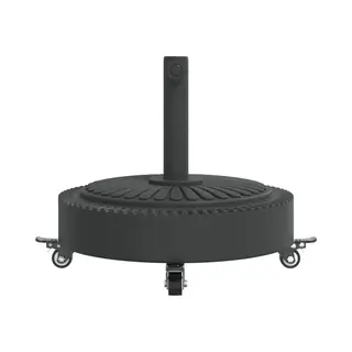 VidaXL - Parasolvoet - Met - Wielen - Voor - Stok - Van - Ø38 - / - 48 - Mm - 27 - Kg - Rond