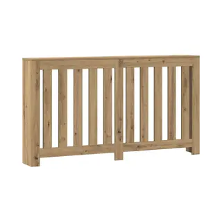 vidaXL Radiatorombouw 149x20x82 Cm Bewerkt Hout Artisanaal Eikenkleur