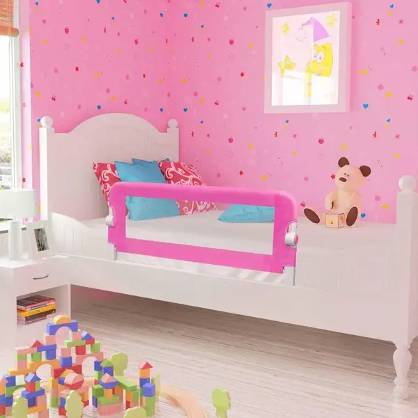 VidaXL Kinderbedhekjes 2 St 102x42 Cm Roze thumbnail