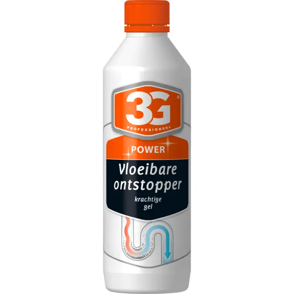 3G Professioneel Power Vloeibare Ontstopper 500ml - Vloeibare Ontstopper - Afvoer Ontstopper - Riool Ontstopper - Gootsteen Ontstopper - Krachtige thumbnail