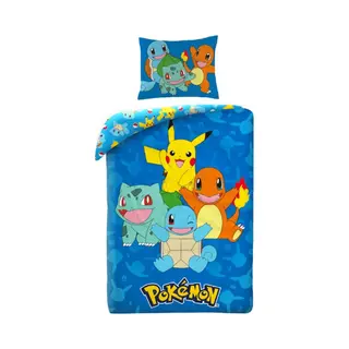 Pokémon Pokemon Dekbedovertrek - 140 X 200 - Polyester - Bijpassend Kussensloop 60 X 70cm