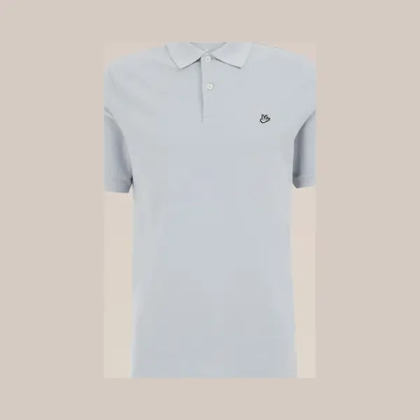 We Fashion Shirt Pastelblauw / Zwart thumbnail