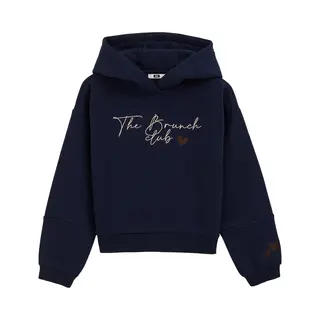We Fashion Meisjes Oversized Hoodie Met Print