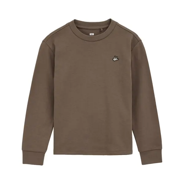We Fashion Shirt Bruin / Lichtgrijs / Zwart thumbnail