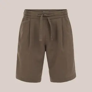 We Fashion Heren Relaxed Fit Short Van Linnenmix