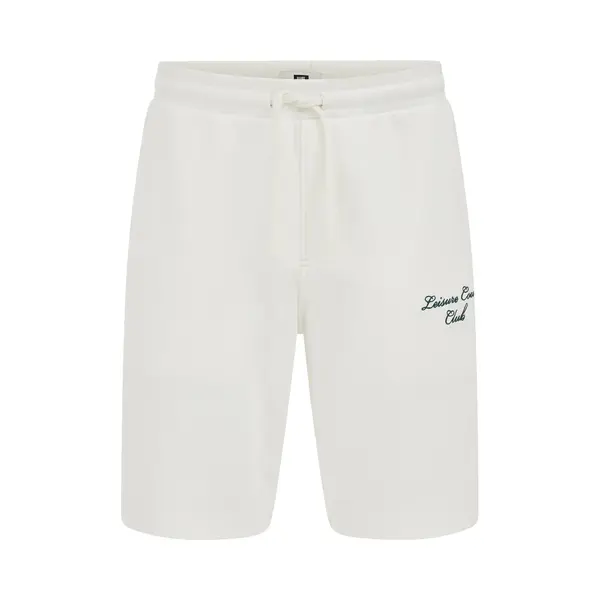 We Fashion Heren Relaxed Fit Sweatshort Met Embroidery thumbnail