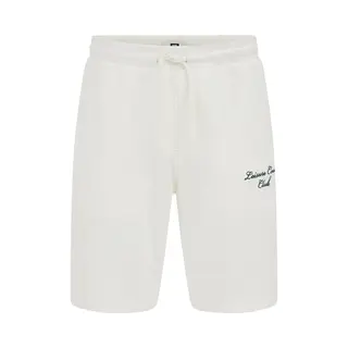 We Fashion Heren Relaxed Fit Sweatshort Met Embroidery