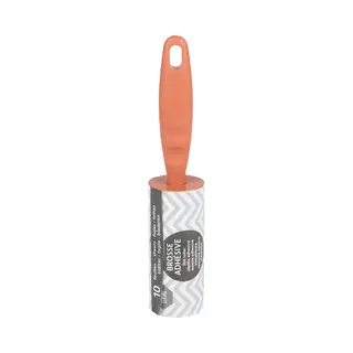 Urban Living Kledingroller - 21 Cm - Oranje - Pluisverwijderaar - 6 Extra Rollen - Kleefroller