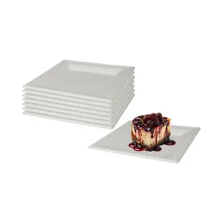 Bbq/Verjaardag Feest Bordjes - 24x - 1-vaks - Wit - D21 Cm - Suikerrietpulp - Composteerbaar - Wegwerpbordjes