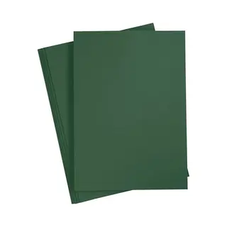 Karton Vellen - Donkergroen A4 Papier Voor Hobby En Knutselen - 180 Grams