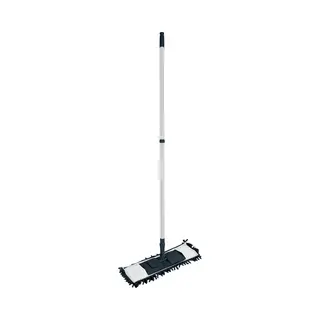Urban Living Vloerwisser - Met Steel - Zwart - Verstelbaar - Dweil - Mop - Microvezel Dweil