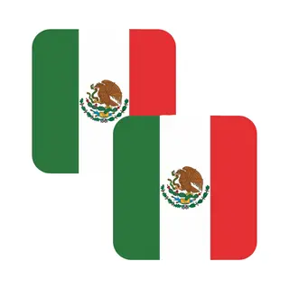 Bellatio Decorations Bierviltjes Mexico - 30x Stuks - Vierkant - Landenthema - 9 X 9 Cm - Onderzetter