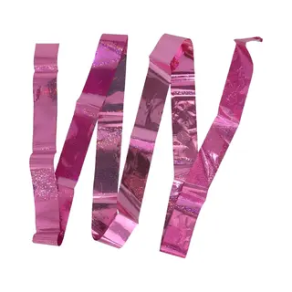 Gerimport Dans / Turn Lint - 44 Cm - Turnlint In Roze / Zilver - Glanzend - Gymnastiek Speelgoed