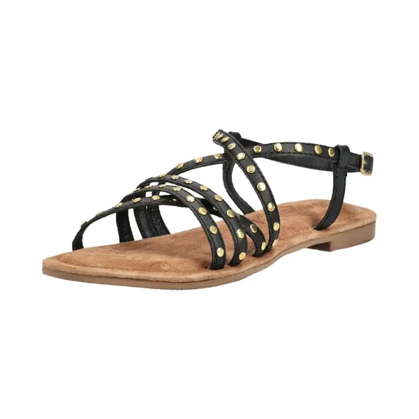 Lazamani Sandalen Met Riem Zwart thumbnail