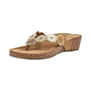 Lazamani Teenslipper Beige / Camel / Grijs / Wit