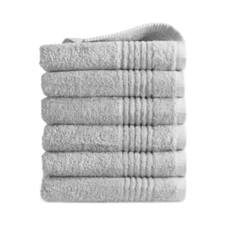 Phlox Handtuch Set 50 X 100 Cm – (6 Stück) 100% Baumwolle Badehandtücher – Oeko-Tex Made In Green Zertifiziert | 600 G/qm | Weiche & Saugfähige