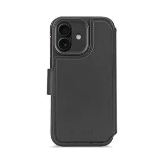 Decoded Leather Detachable Wallet IPhone 17 Black (Apple IPhone 17), Smartphonehoes, Zwart