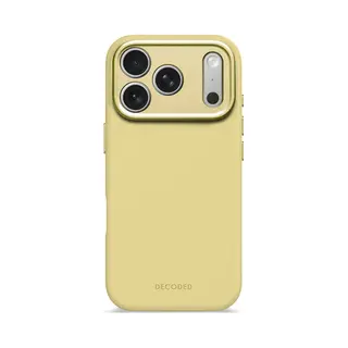 Decoded Silicone Backcover Apple iPhone 17 Pro Yuma Yellow mobiele telefoon behuizingen 16 cm (6.3") Hoes Geel