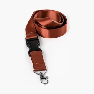 Ecorare® - 10 Stuks Sleutelkoord - Kliksluiting - Lanyard - Keycord - Rood - 50 Cm
