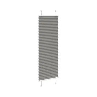VidaXL Plissé Rolgordijn 40x150 Cm Stofbreedte 39, 4 Cm Antraciet