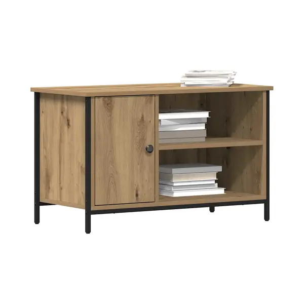 Vidaxl - Tv Cabinet Artisan Oak 80x40x50 Cm Engineered Wood And Steel thumbnail
