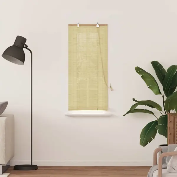 VidaXL Rollo Mit Vorhängen Natur 60 X 160 Cm Bambus thumbnail