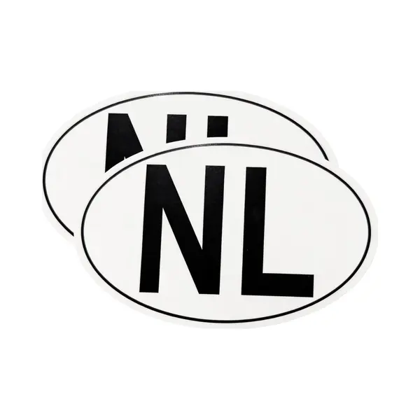 AutoXtreme – Nl Sticker Auto (2 Stuks) – Landcode Nl – Voor Caravan, Auto, Aanhanger & Fietsendrager – Conform Europese Wetgeving thumbnail