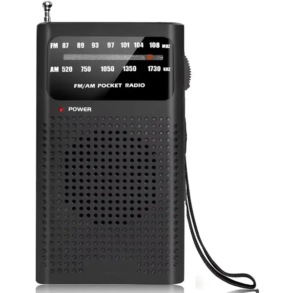 Innovaland Premes Tragbares Notfallradio (Am/Fm) – Batteriebetriebener 2-Band-Weltempfänger Für Reisen, Camping Und Wandern – Kompaktes Radio thumbnail