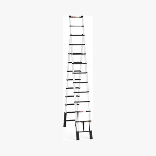 Rmbo - Telescopische Reformladder 3, 8m -Telescoopladder - 3, 8 M Lang, Compact En Draagbaar Met Soft Closing Systeem - Geschikt Voor Particulier En