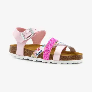 Hush Puppies Meisjes Bio Sandalen Roze Glitters - Maat 28