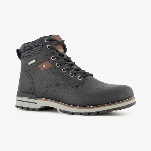 Blue Box Gevoerde Heren Veterboots Zwart - Maat 46 thumbnail