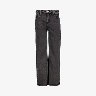 TwoDay Meisjes Jeans Met Strikje Donkergrijs - Maat 134