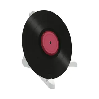 Purepeak Lp Houder - Vinyl Rek - Lp Standaard - Opbergsysteem - Platenhouder - Wit