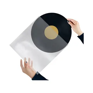 Lost In Music Lp Hoezen Set 25 Stuks - Vinyl Buitenhoes - 100 Micron - Transparant - Lp Hoes - Vinyl Lijst