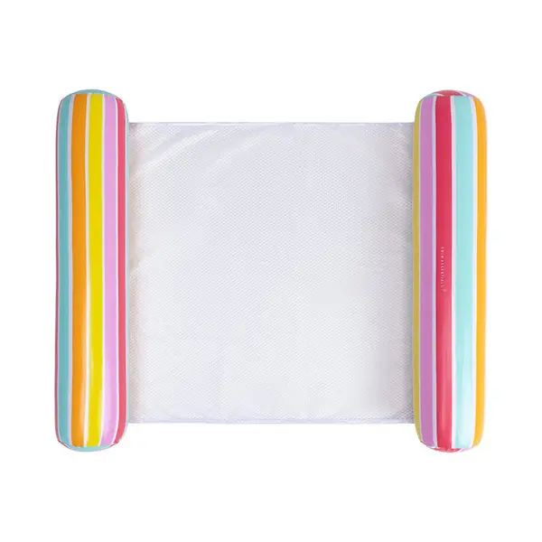Swim Essentials Opblaasbare Waterhangmat - Regenboog - 116 X 78 Cm thumbnail