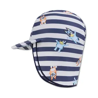 Swim Essentials | Bluey Blauw/Wit Uv Zonnepetje - Blauw/Wit / 1-2 Jaar