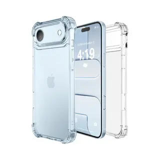 Itech Hoesje Geschikt Voor Apple IPhone 17 Air Hoesje Siliconen - Backcover - Optimale Bescherming - Transparant